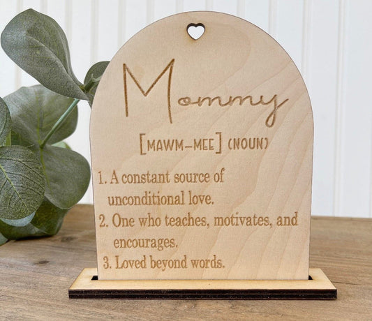 Mother’s Day gift, Mother’s Day definition Sign, Mother’s gift, Mother’s definition wooden sign