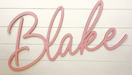 Personalized Cutout Name Sign