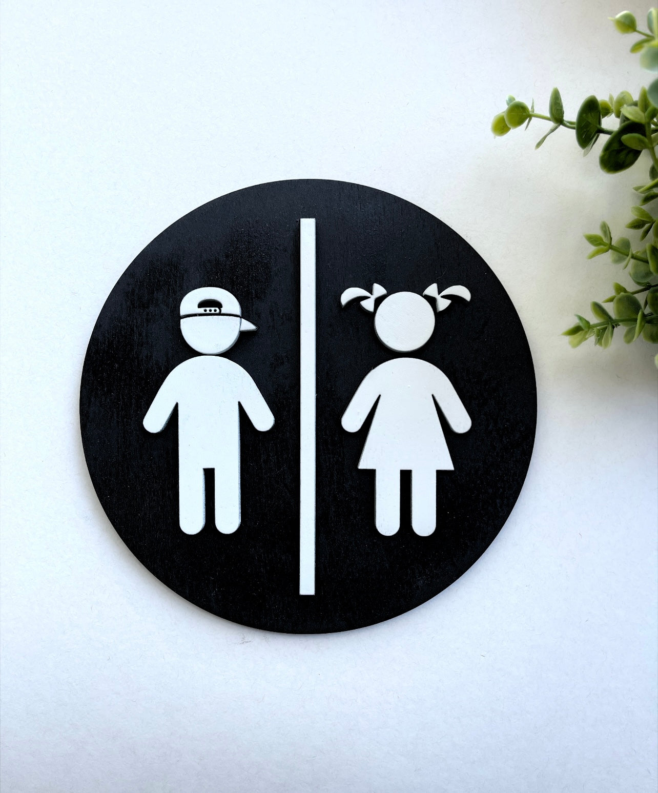 Toddler Bathroom Sign