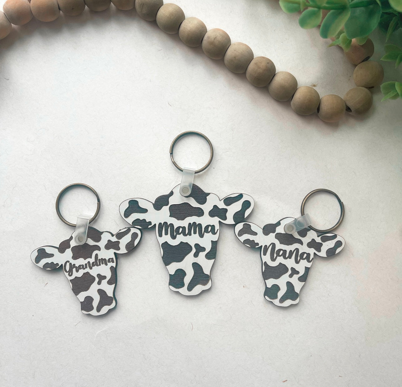 Cow Keychain